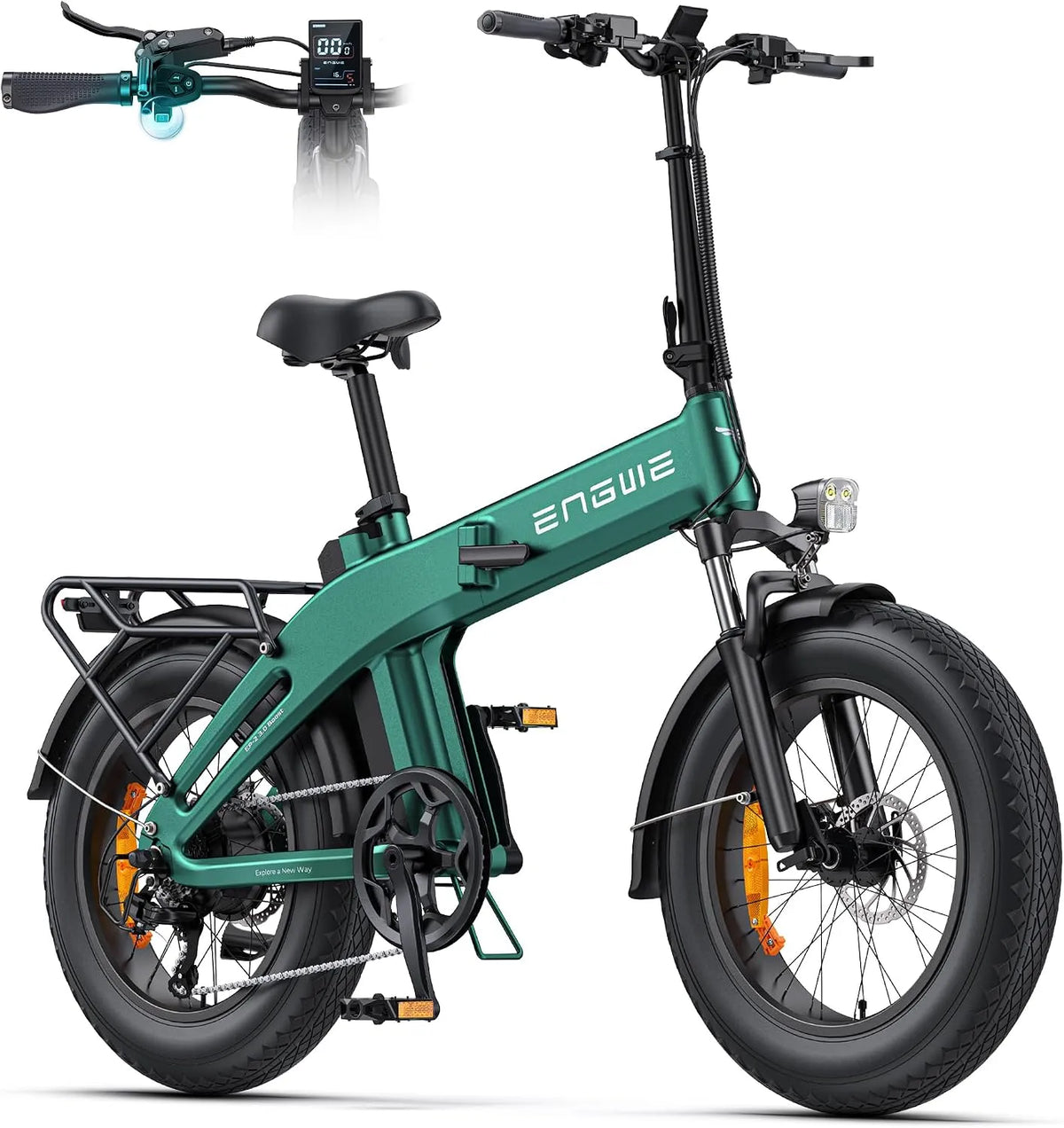 Vélo EP-2 ENGWE E Bike, Batterie 48 V 13,5Ah Jusqu'À 120km, 3.0 Boost, modèle 120km, Pliable