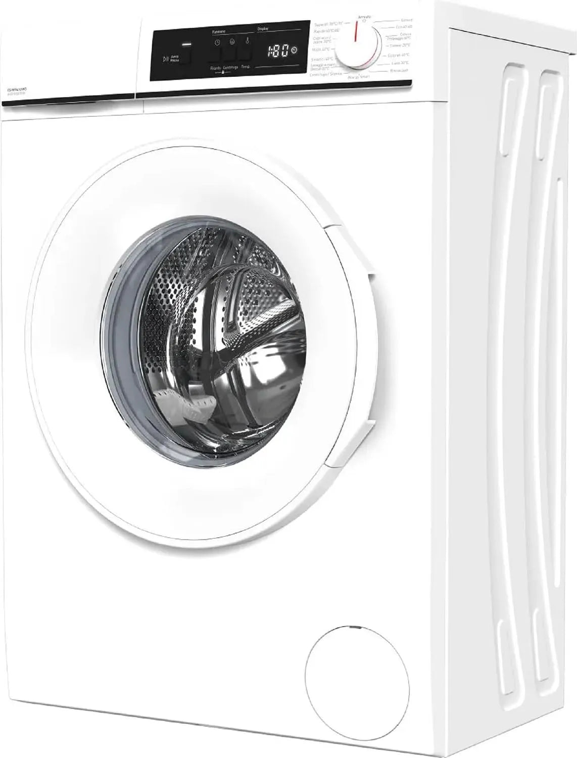 Sharp lave-linge ES-NFA4101WD 1000, Classe énergétique D, largeur 41,2 cm, poids 4 kg, tours, Slim