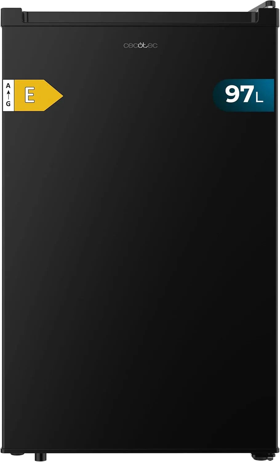 Cecotec congélateur TF 97, Dimensions 55,1 x 57,5 x 83,5 cm, Design compact, Couleur noire, Armoire 97 L Bolero CoolMarket Black.