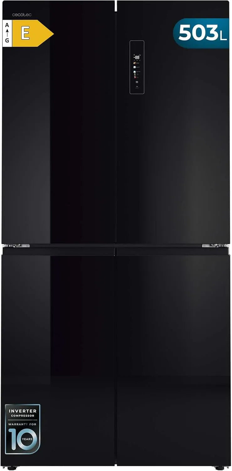 Cecotec réfrigérateur, Compresseur Inverter, Hauteur 177,5 cm et 85,3 cm Largeur, MetalFlexCooling, capacité 503 Litres