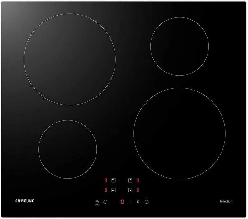 Samsung Zone induction hob, 52 centimeters, Verre trempé, finition noire