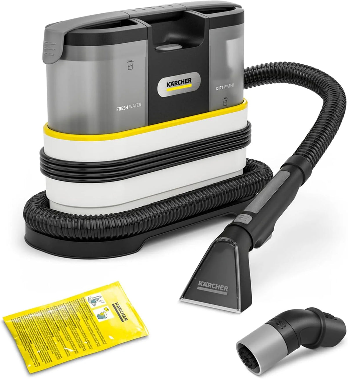 Kärcher Détacheur SE 2 Spot Care RM 519, puissance d'absorption: 450 W, réservoir d'eau propre: 1,5 l, poids: 4,2 kg, surface: 2,89 m²