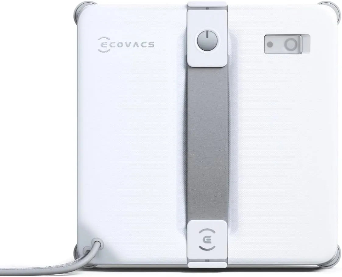 Ecovacs WINBOT Mini 2 Robot Nettoyeur de Vitres, Protection 10 Niveaux, 6 Modes App, Brosses d'Angle & Pulvérisation Ultrasonique