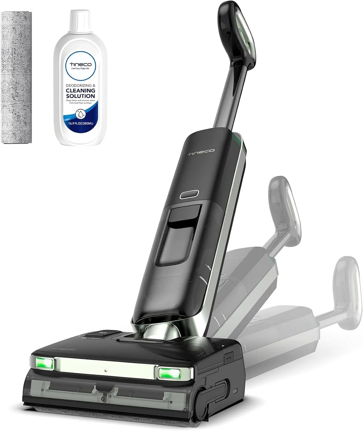 Aspirateur, Aspiration de 23 kPa, Epaisseur Ultra-Mince de 9,9 cm, Tineco Floor One S7 Master Laveur, Raclette StreakFree, FlashDry