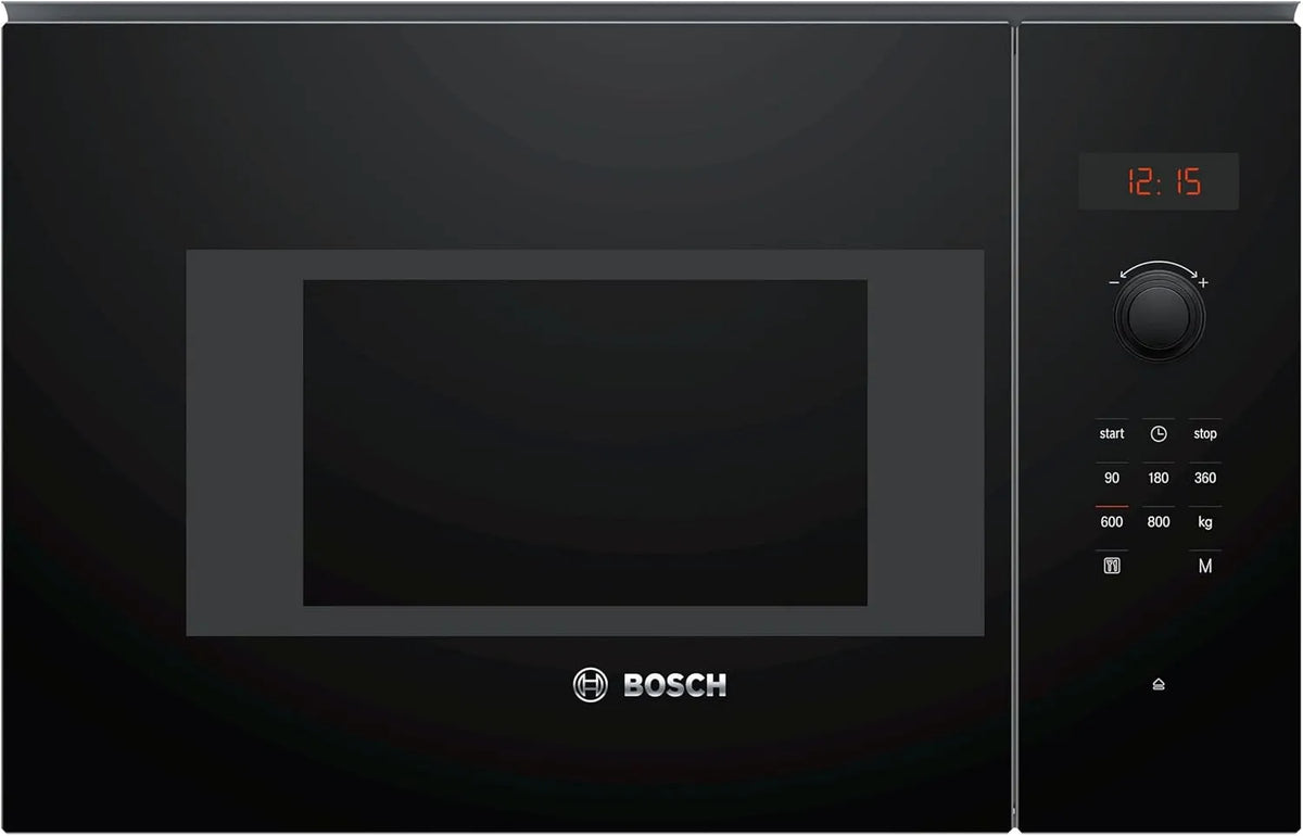 Bosch four à micro-ondes BFL523MB1F, Série 4, Encastrable, finition noire