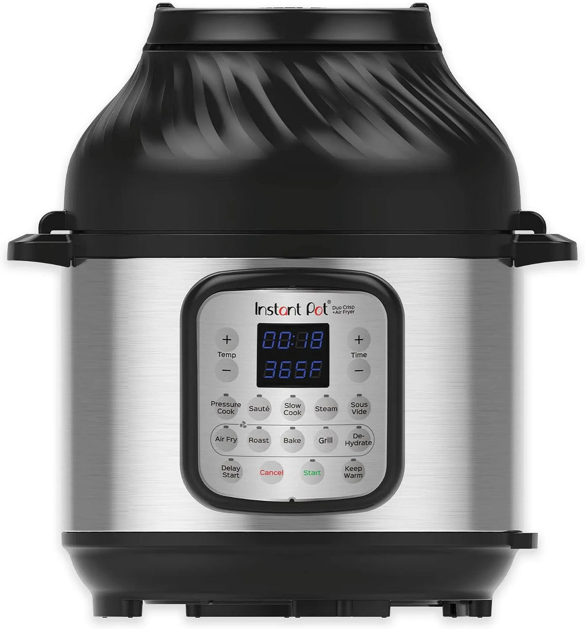 Friteuse à air chaud, Instant Pot Multicuiseur 11 en 1 Duo Crisp + Air Fryer, capacité 8 L: autocuiseur, machine sous vide, mijoteuse