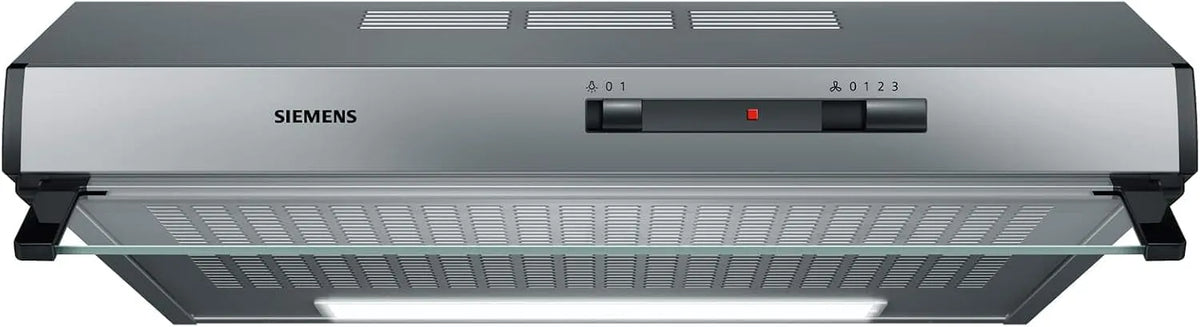 Siemens hotte 250 m³/h Monté au mur finition argentée D iQ100 LU62LFA51, 68 dB, Hottes, Ducted, Recirculating
