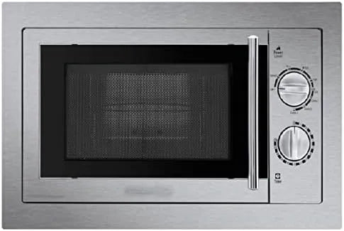 Four à micro-ondes, encastré 800 W., Capacité 20 L Grill de 1 000 W. Grill et grill, avec combinaison. 9 niveaux de, puissance