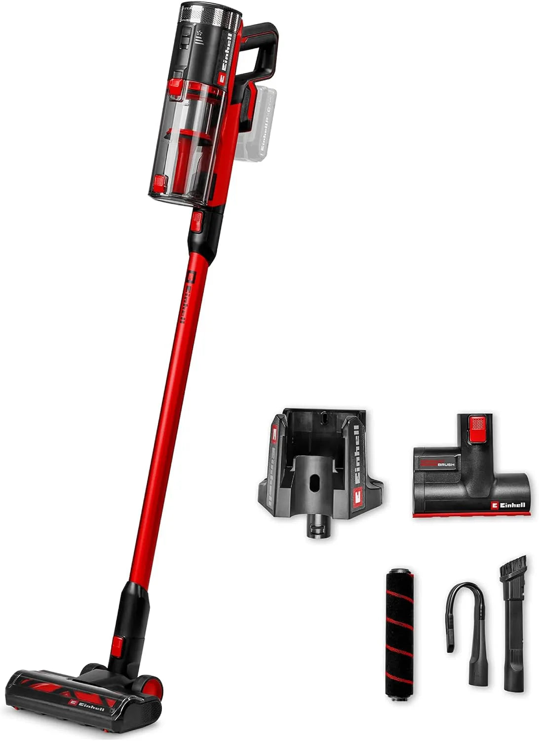 Einhell aspirateur TE-SV 18, balai sans fil /270 Li BL-Solo Power X-Change, tension 18 V, 3 modes de puissance, 270 mbar, sans charbon, sans sac