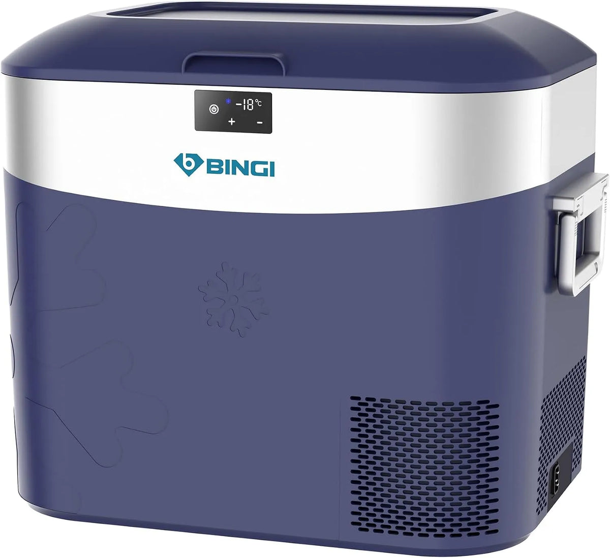 Glacière BINGI, Electrique Voiture 22L Silencieuse, tension 12V, tension 220V, Camion, Maison, Pique-nique, ≤45dB, tension 24V