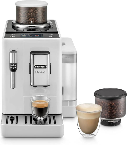 De'Longhi machine à café EXAM440.35.W, Rivelia automatique, écran tactile