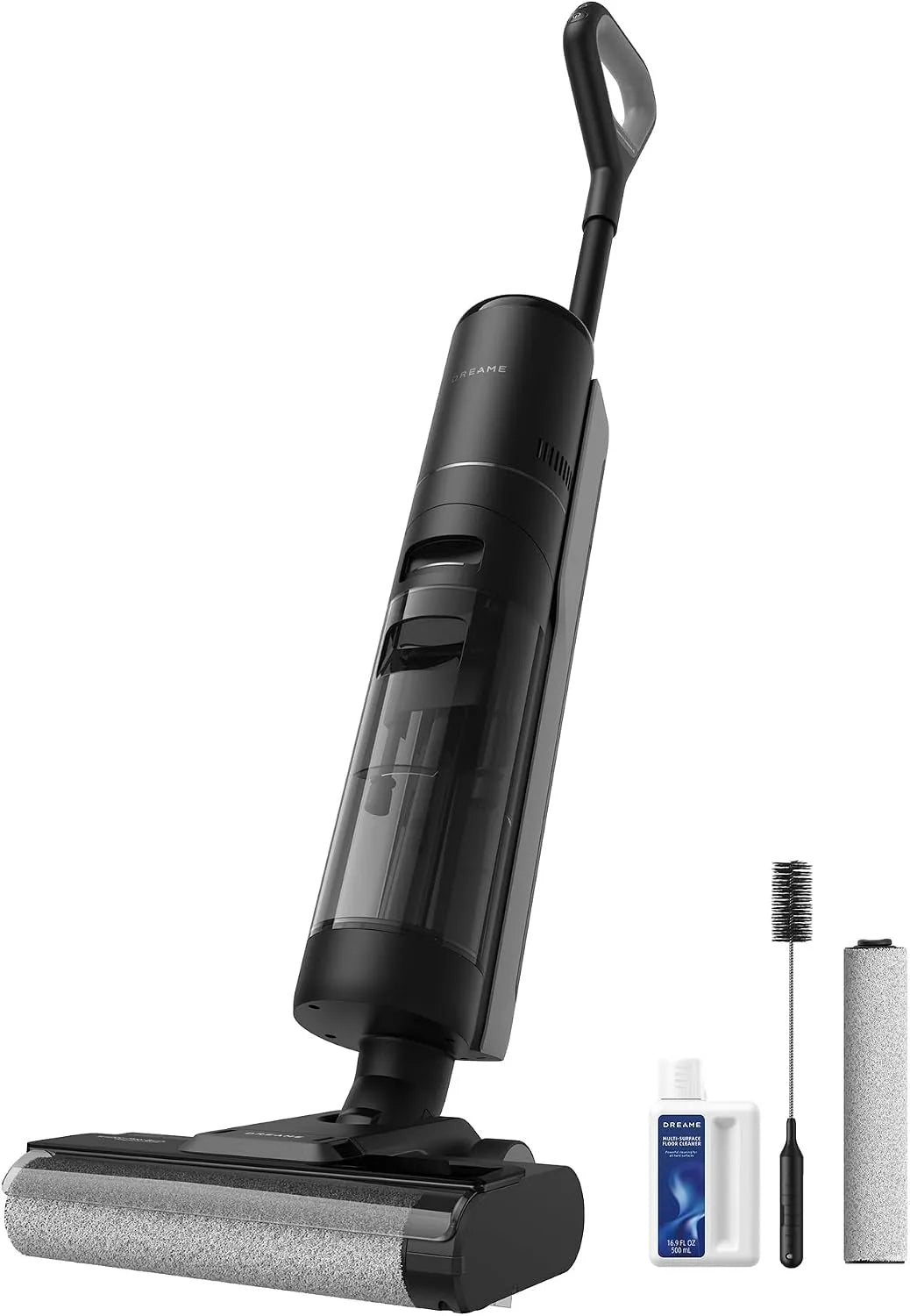 Dreame aspirateur H12S, Eau et Poussière, Séchage àl'air Chaud, Laveur de Sol Intelligent sans Fil pour Sols durs