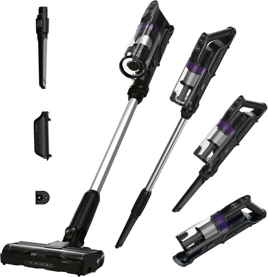Hoover aspirateur balai HF1, Plus sans Fil Puissant Léger,165W, Vidage 1 clic, Position Parking HF1PZ10H, Mode Turbo, Brosse Anti-emmêlement