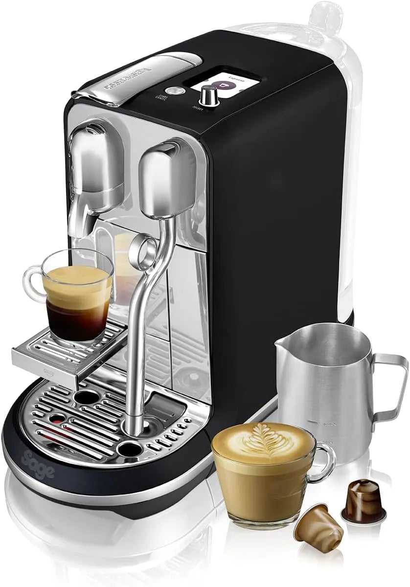 Nespresso Sage cafetière SNE800BTR, by Appliances, Creatista Plus Noire