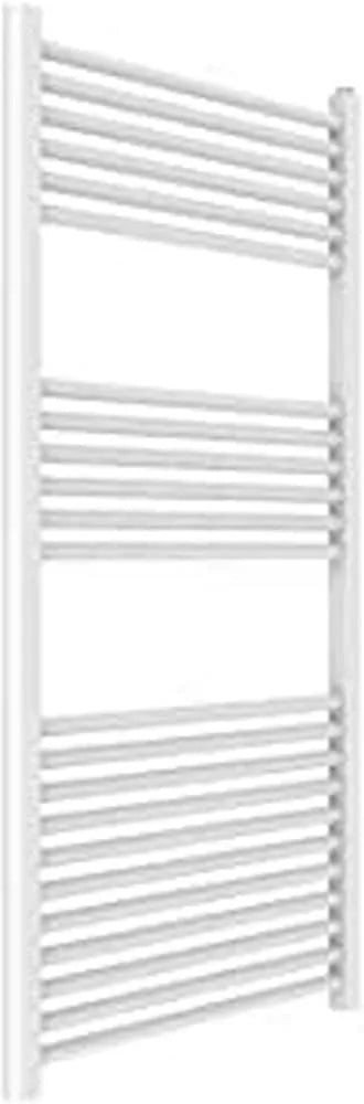 Sèche-serviettes ERCOS Radiateur, Dimensions 600x1200 MM Radiateur finition blanche Couleur moderne, raccords 1/2' Livré avec kit de montage