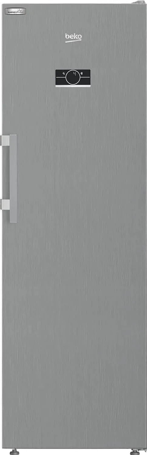 Beko réfrigérateur, à une porte de 365 litres, classe énergétique D, sans gel, en acier inoxydable