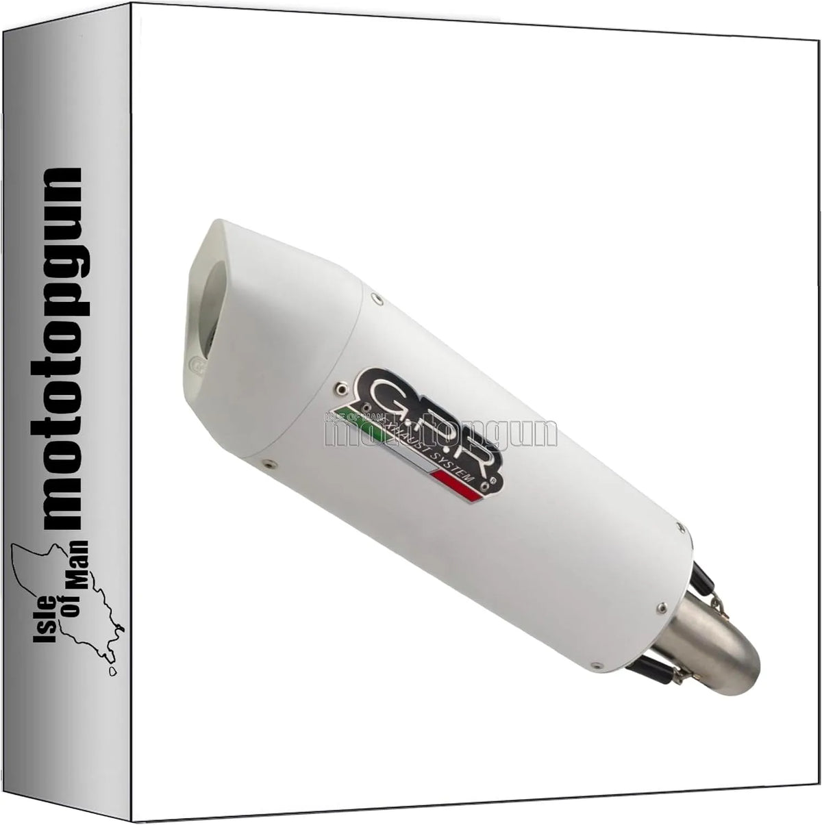 Gpr approuve catalyse aluminium finition blanche albus evo4 e4.kt.80.cat.albe4 pot echappement