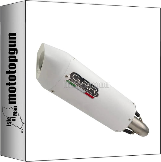Gpr approuve catalyse aluminium finition blanche albus evo4 e4.kt.80.cat.albe4 pot echappement