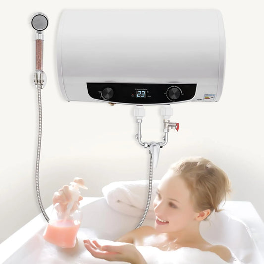 Chauffe-eau électrique l/120, tension 220 V, 30-75 °C, Horizontalement suspendu, capacité 50 l, puissance 2 kW