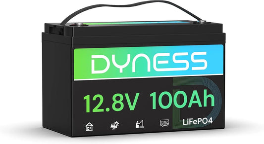LiFePO4 Batterie Lithium, tension 12V 100 Ah avec Protection 100A BMS et Max 15000 Cycles, Camping-Car pour kit Panneau Solaire, Caravane, Bateaux