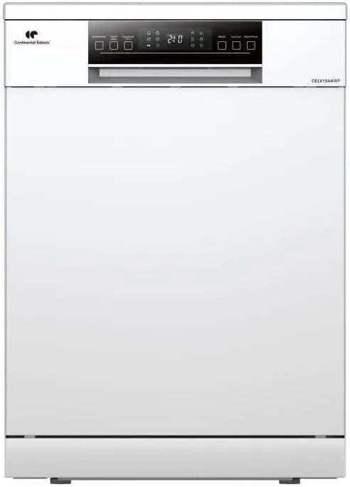 Lave-vaisselle CELV1544IWP, largeur 60 cm, 42 dB, 15 couverts, pose-libre, CONTINENTAL EDISON, Inverter, finition blanche