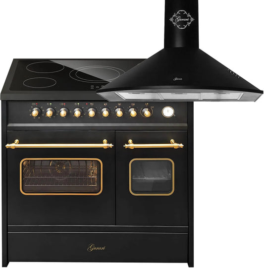 Cuisinière GCH 046, double four + hotte aspirante 90 cm