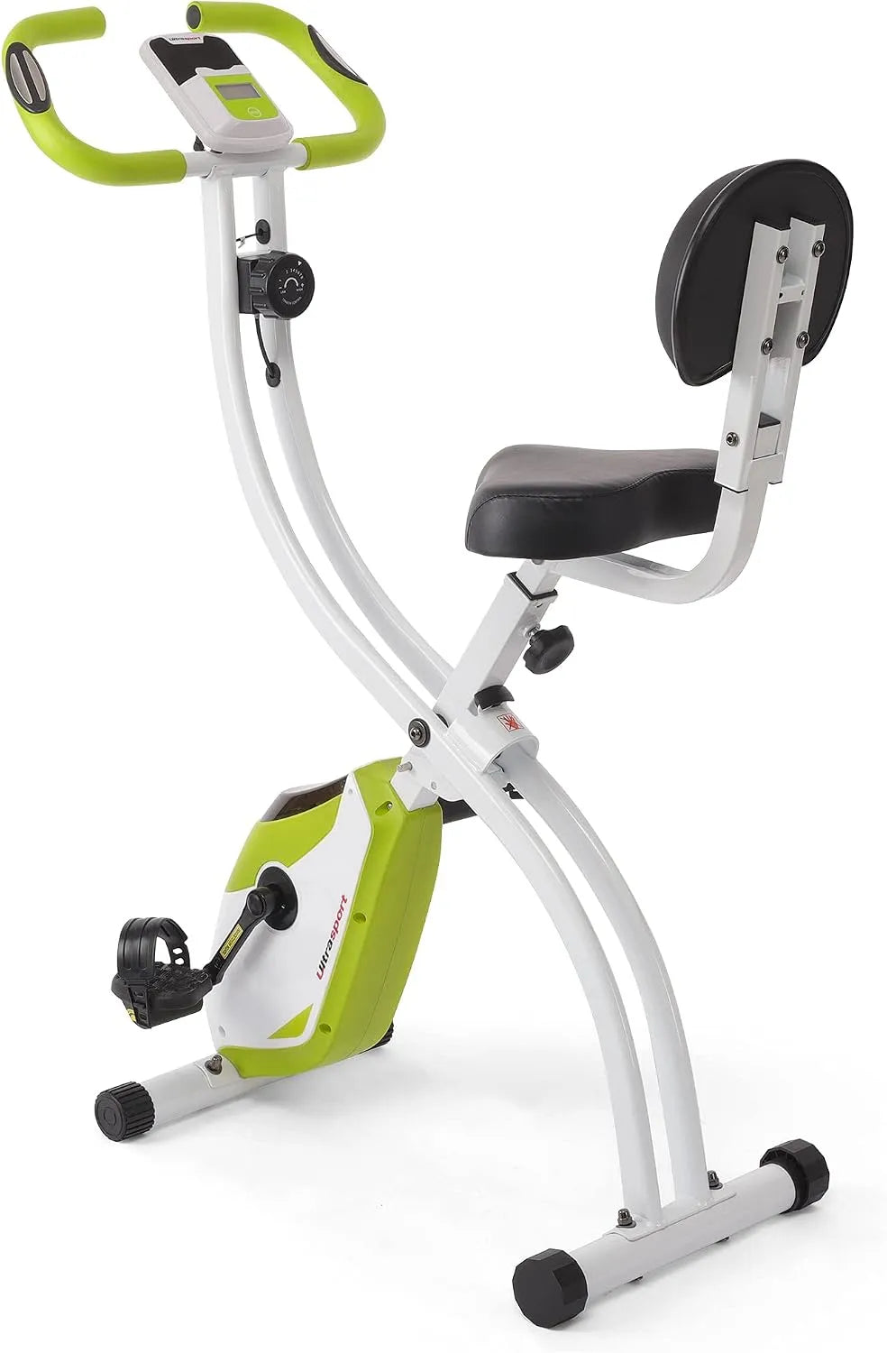 Vélo Ultrasport F-Bike, d'Appartement Pliable I Vélos d'Appartement Extra Silencieux jusqu'à 130 kg, avec Selle Confort
