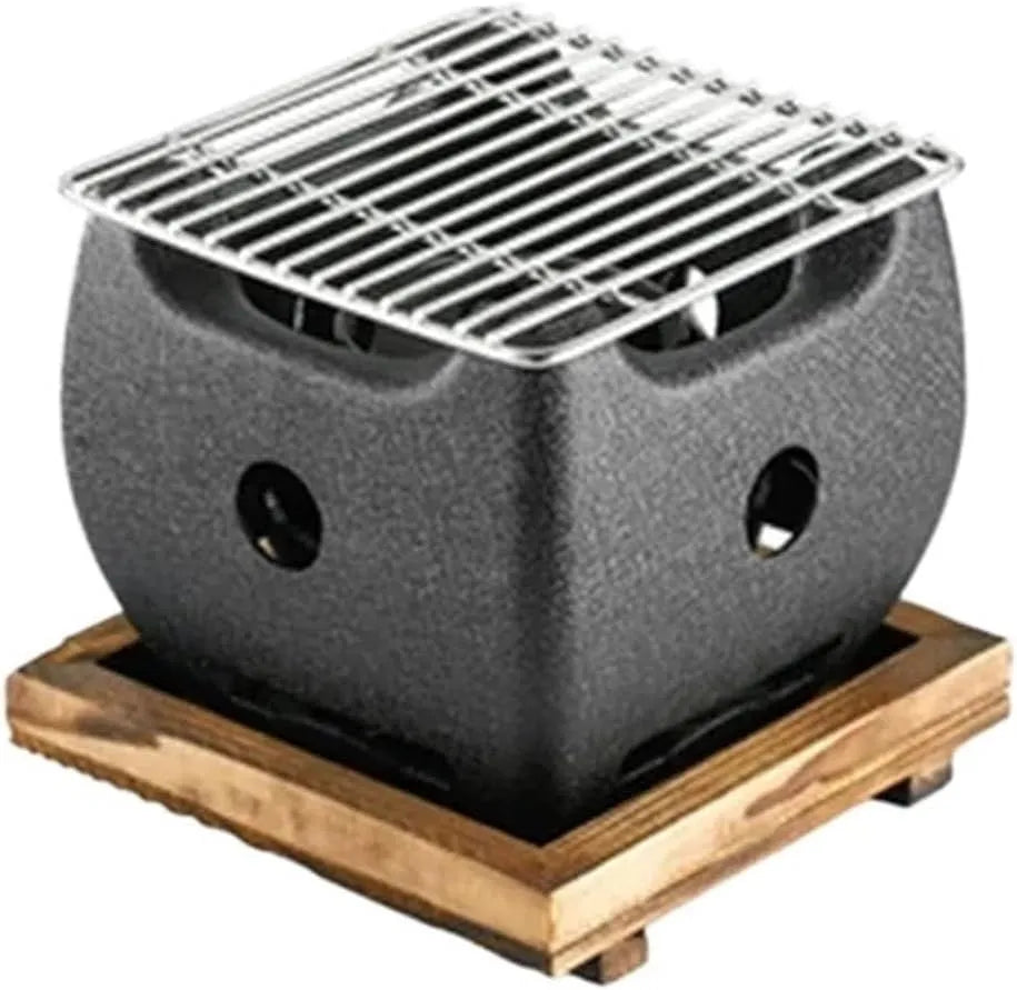 Barbecue Four en fonte, à charbon de bois sans fumé