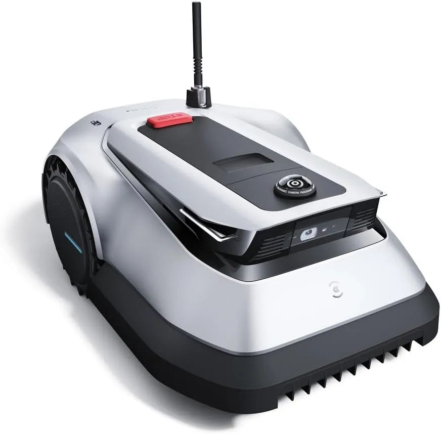 Ecovacs tondeuse G1-2000, gestion de 16 zones, délimitation sans fil pour les jardins jusqu'à 2000㎡, Évitement d'obstacles AIVI 3D