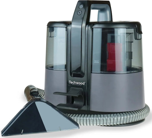 Modèle TAN-8006R Nettoyeur, Brosse Extra Large TECHWOOD, Détacheur Rechargeable Sans Fil