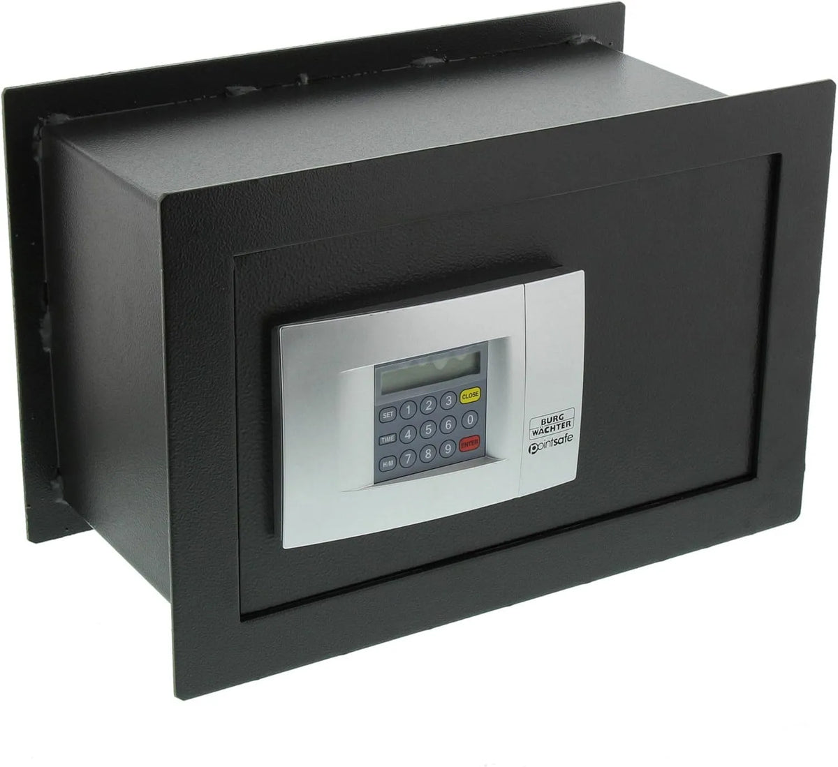 Coffre-fort BURG-WÄCHTER, poids 14,7 kg, C -fort mural avec serrure à code électronique, Encastrable, finition noire, capacité 10,3 l, PW 3