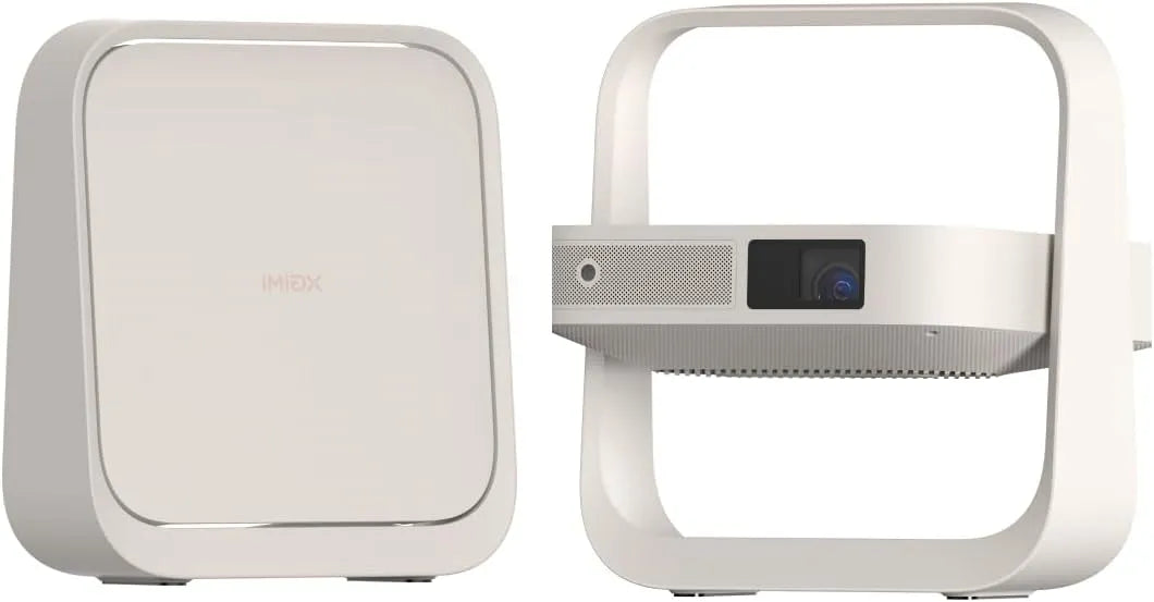 Modèle Flip Vidéoprojecteur FHD 1080P XGIMI Elfin, 2 x Haut-Parleur 3 W intégrés, Rotation à 150°, 400 ISO Lumens, Adaptation de l'écran, Wi-FI