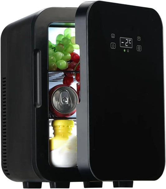 Réfrigérateur, Size:220V, Mini Frigo De Chambre 10l, Petit Frigo Cosmetique Pour Le Bureau, Mini De Voiture Avec Compartiments, À Maquillage, Color