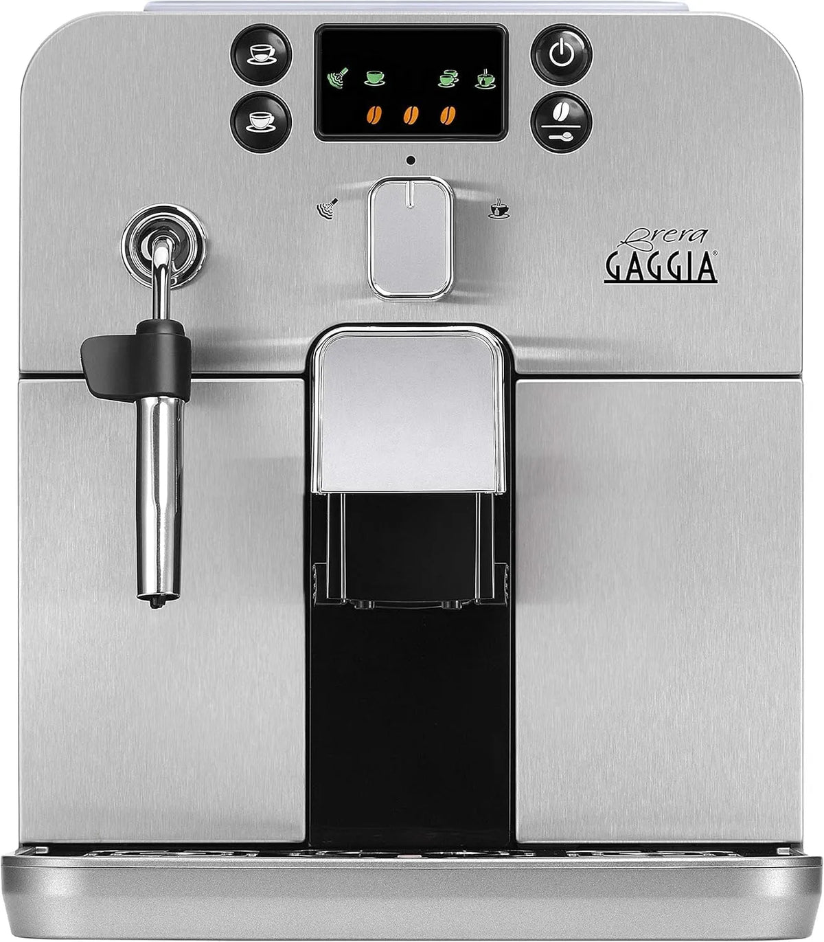 Gaggia cafetière RI9305/01, Brera, automatique, Import Allemagne, finition argenté