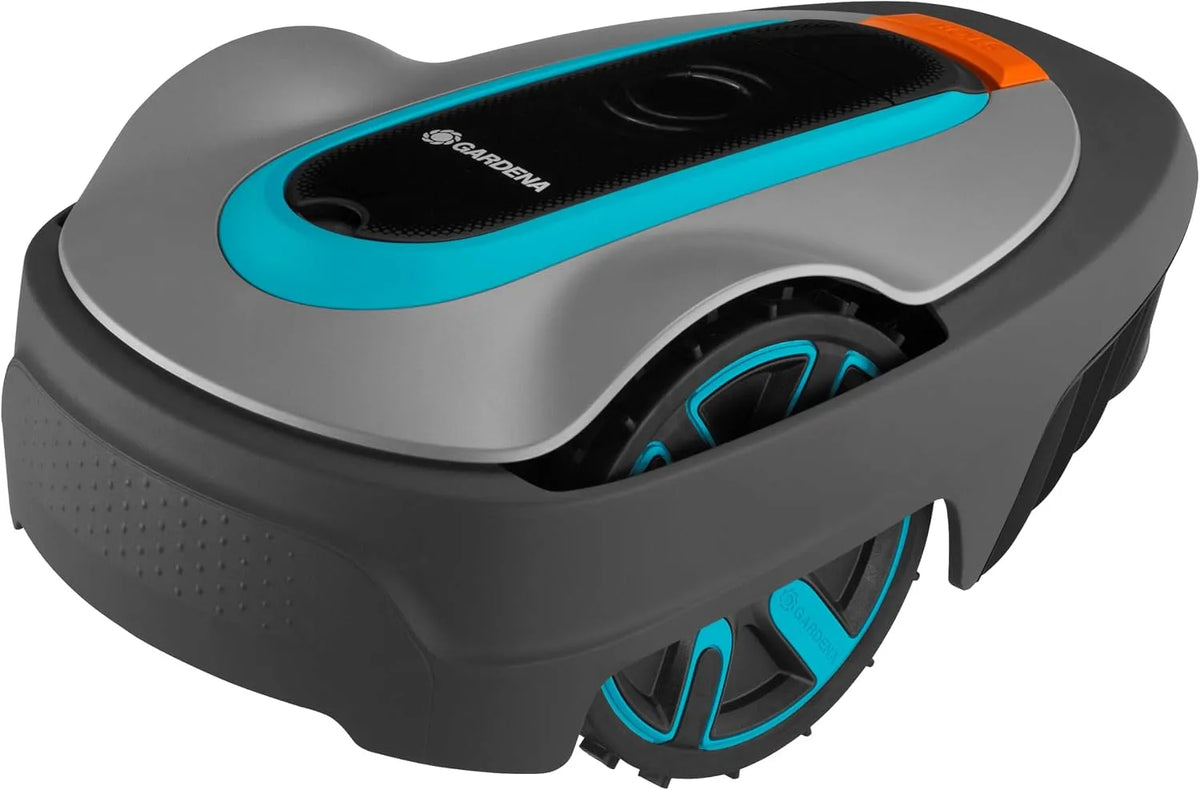 Tondeuse 15010-26 Gardena, avec l'appli Bluetooth, Version FR, Robot SILENO City 600: à Gazon Intelligente, NL