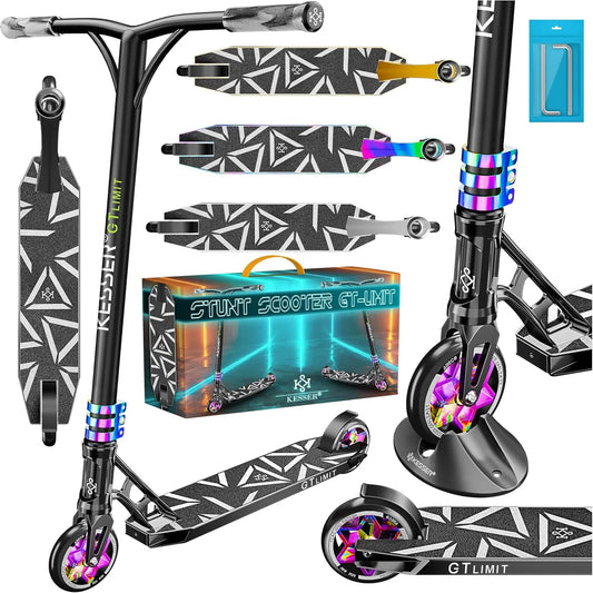 Kesser avec béquille ABEC 9 roulements à Billes PU 110, 110 mm, Roues en mm