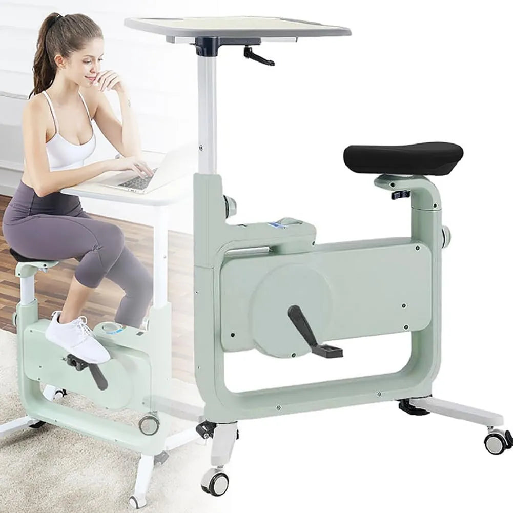 Vélo, 8 niveaux réglables, d'appartement à résistance magnétique, design pliable pour entraînement en intérieur et cardio
