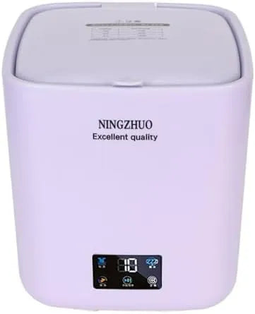 Lave-linge Fockety, Mini Laveuse et Sécheuse de 7 L, Portable, sous-Vêtements, Vêtements de bébé, Petite Automatique pour Appartement, Dortoir, Violet