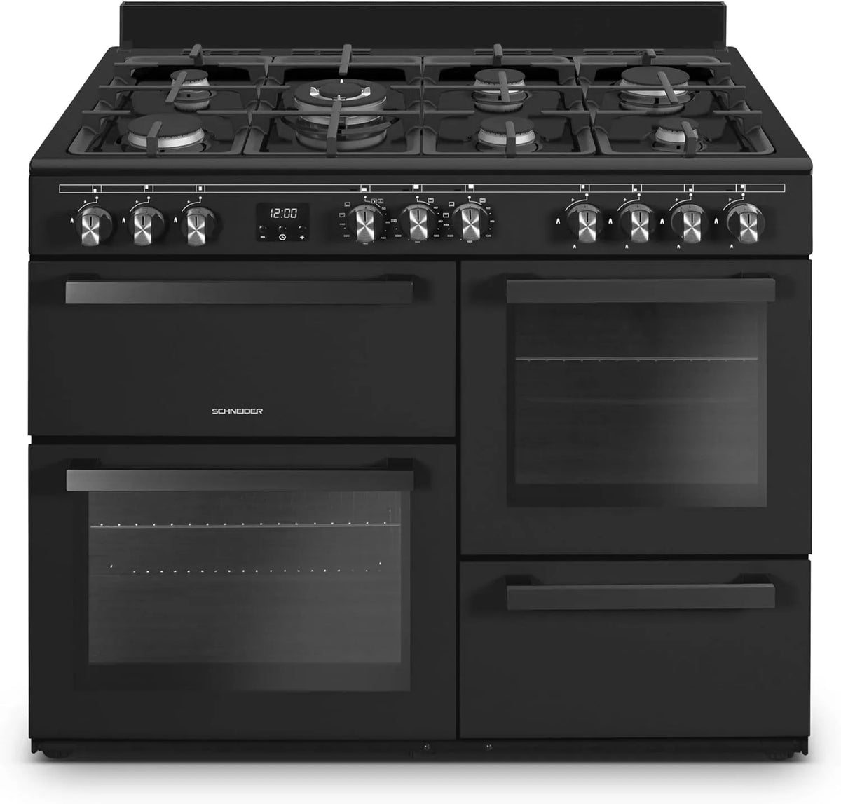 Modèle SCPG71MF-BM Schneider, Piano de cuisson 7 feux Black mat