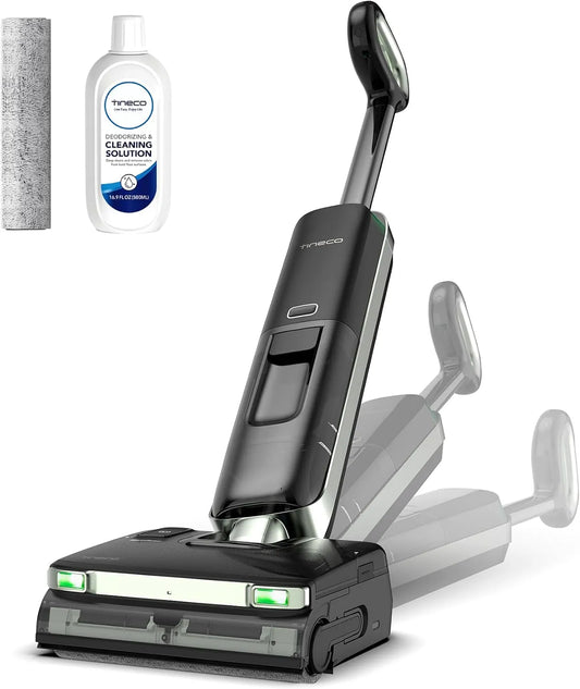 Aspirateur, Aspiration de 23 kPa, Epaisseur Ultra-Mince de 9,9 cm, Tineco Floor One S7 Master Laveur, Raclette StreakFree, FlashDry