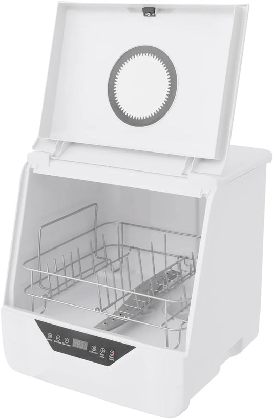 Lave-vaisselle, de table portable 800 W mini tactile avec 4 modes de lavage Réservoir d'eau 6 l