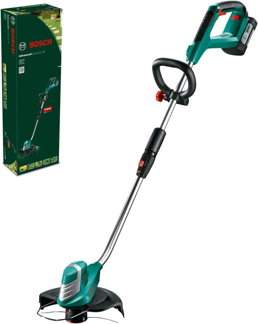 Bosch Coupe-Bordures à fonctionnement sans fil AdvancedGrassCut 36, 1 Batterie, système 36V, Emballage Carton