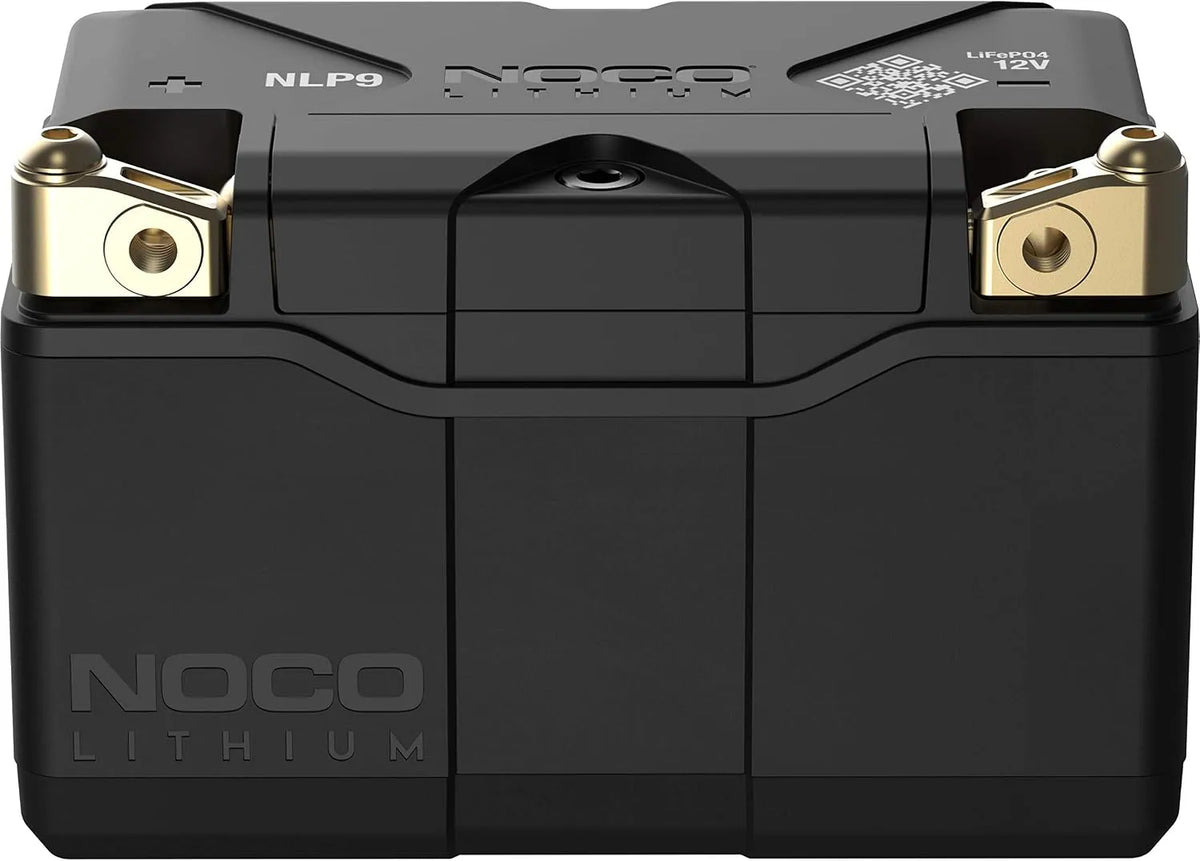 Modèle NLP9 NOCO Lithium, Groupe 9, Batterie de Moto 400A, Batterie au Lithium 12V 3Ah avec BMS Dynamique pour Motos, Quad et Scooters