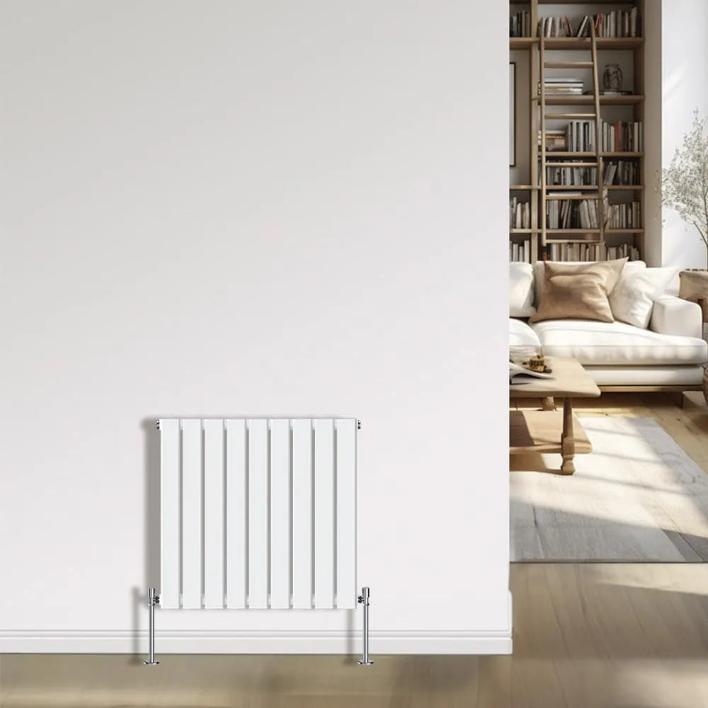 Radiateur NRG, moderne finition blanche 600 x 612 mm