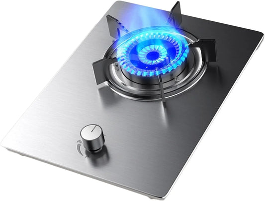 Cuisinière à gaz, Cuisines Et Plus Encore, Max 14330,4 BTU, Propane, Color: Silv, Convient Aux Appartements