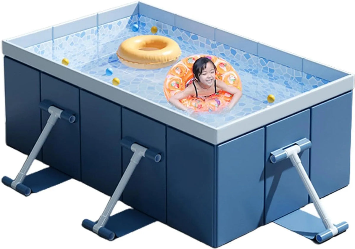 Coque Dure pour Piscine À, De Jeu d'eau Portable, Piscine Non Gonflable, Adultes Et Animaux, Piscines en Plastique Rigide Durable pour Enfantss