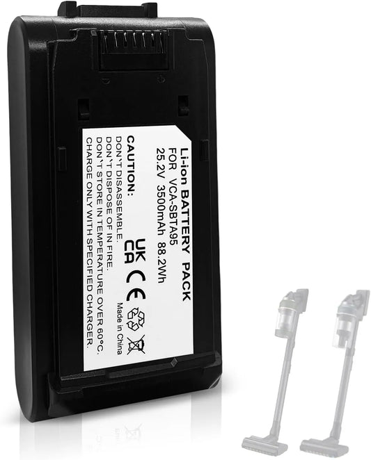 Samsung batterie pour aspirateur VCA-SBTA95 VS20C95E4TB/WD VS20C95D4TK/WD, sans Fil Jet Bespoke Plus, Jet 85, Jet 95