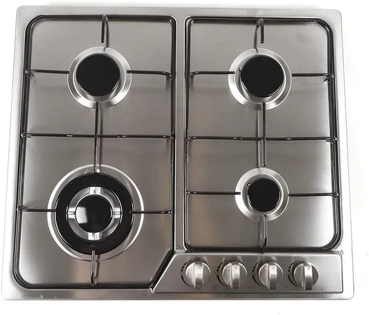 Plaque de cuisson 58cm-1, modèle 58cm, Encastrable, Gaz Naturel, Propane, Acier Inoxydable, Electroménager à gaz