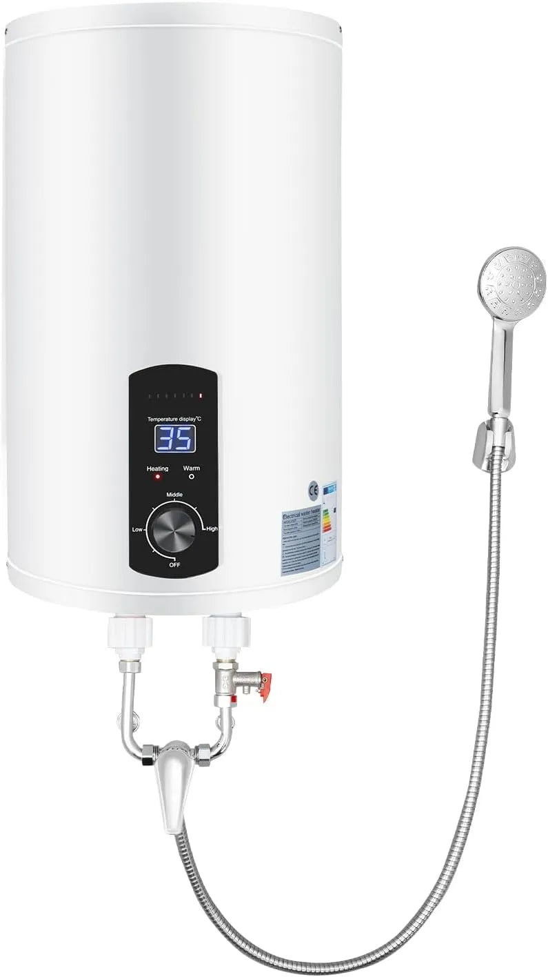 Chauffe-eau électrique IPX4, capacité 30 l, puissance 2000 W, tension 220 V, Suspendu au mur, Protection, Réservoir émaillé pour cuisine