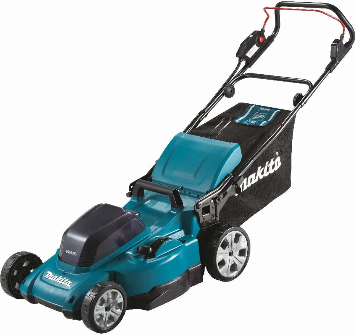 Makita tondeuse DC18SH DLM480CT2, à batterie 36 LXT, 48 cm chargeur, 2x5,0 Ah
